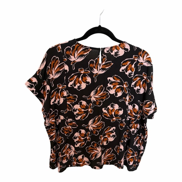 Madewell Floral Print Women's Top size Large - Picture 2 of 3